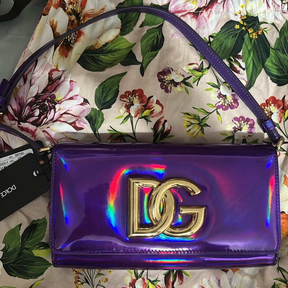 Dolce Gabbana med purple bag
